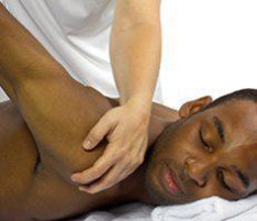 a man having his massage